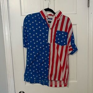 Chubbies “The Nutter” Quarter-Button shirt, size M.